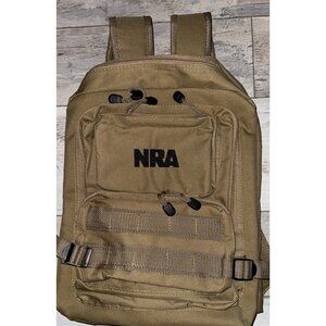 NEW desert storm NRA TACTICAL Backpack Hunting BAG Desert Tan Khaki ammo travel